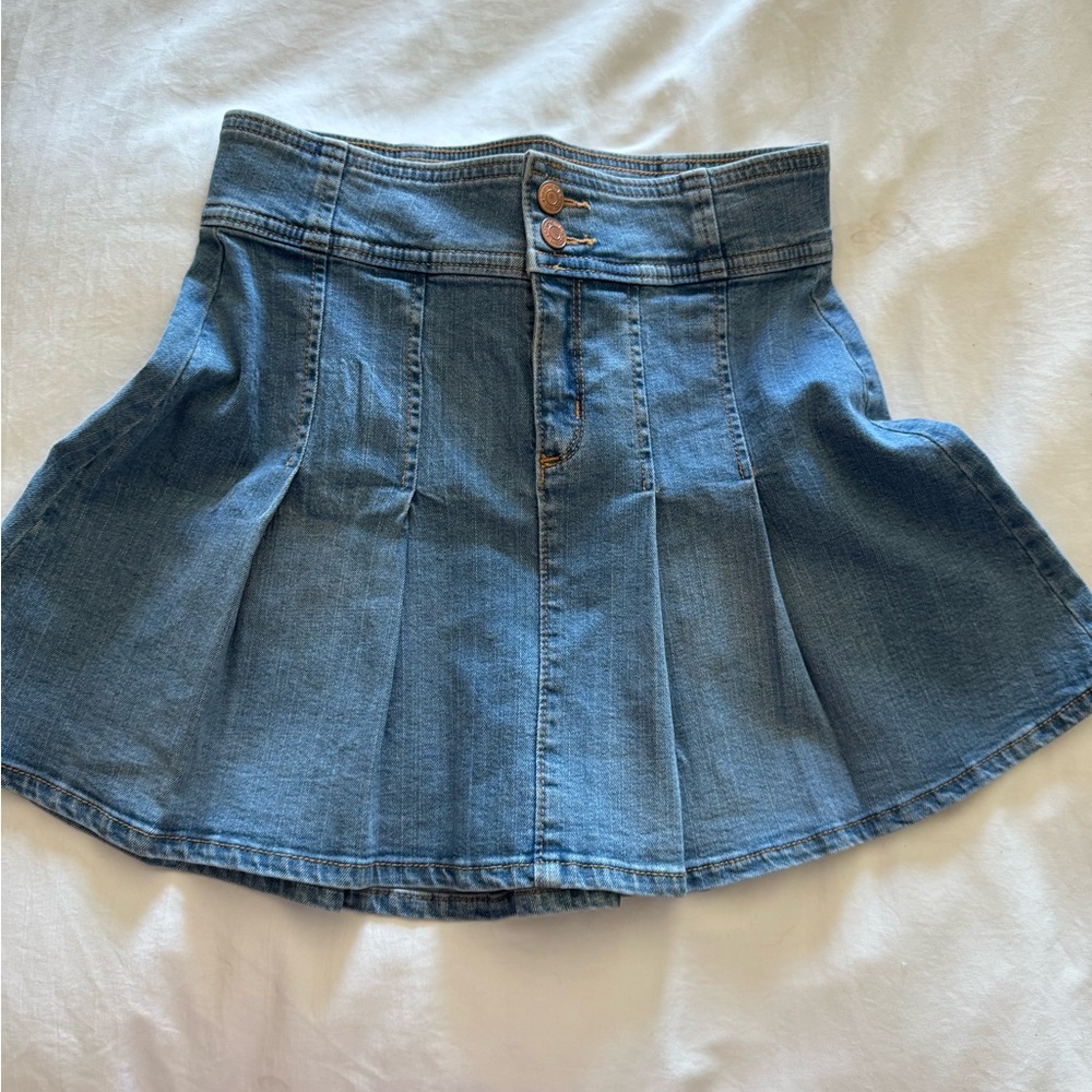 Abercrombie Kids Denim Blue Skirt